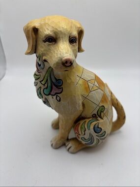 Jim Shore 2010 outdoor living collections “Constance” Labrador  Retriever Dog